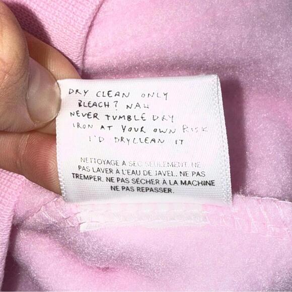 Saintwoods Pink Hoodie Pullover Made in Canada Size S Embroidered Logo SSENSE - Picture 6 of 8